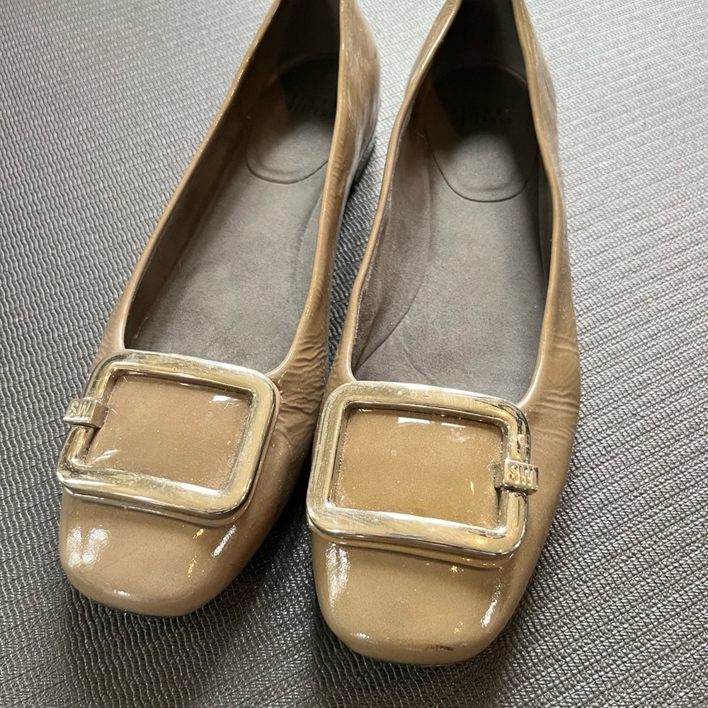 Stuart Weitzman Flats In Mist Aniline - image 1